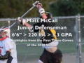 Matt McCall - Capistrano Valley, CA Lacrosse
