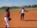 Miami Christian, FL - Andrea Garcia hits a Homerun