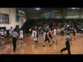 Rebecca Thompon gets the rebound and 2