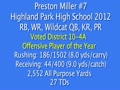 Preston Miller's 2011 Senior Highlights