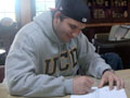 Montgomery, CA - Jay Luchetti signs with UC Davis